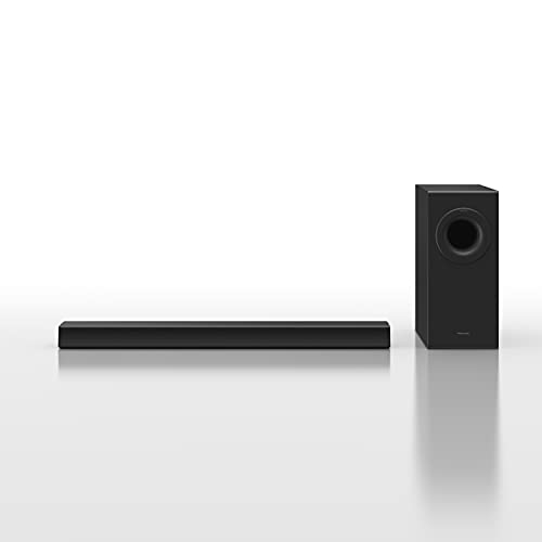 Panasonic SC-HTB490 Soundbar 320 W, Surround 2.1, Bluetooth, Wireless-Subwoofer, HDMI-ARC, Wandmontage, Fernbedienung, Audio-Modus, Schwarz von Panasonic