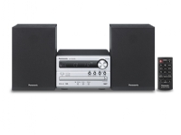 Panasonic SC-PM250BEG, Heim-Audio-Mikrosystem, Schwarz, Silber, 2-Wege, FM, LCD, MP3 von Panasonic