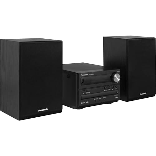 Panasonic SC-PM254EG-K Micro- mit HiFi-System (Bluetooth, DAB+, CD, UKW , 20 W RMS) schwarz von Panasonic