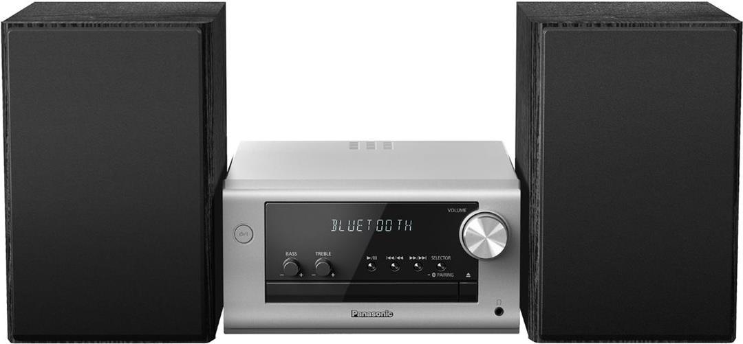 Panasonic SC-PM704 - Microsystem - 80 Watt (Gesamt) - Silber (SC-PM704EG-S) von Panasonic