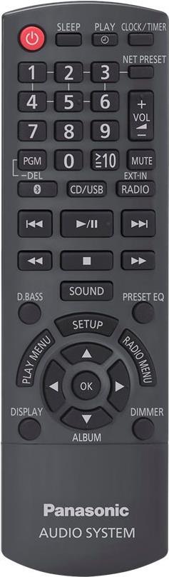 Panasonic SC-PMX802 - Audiosystem - 120 Watt (Gesamt) - Schwarz (SC-PMX802E-K) von Panasonic