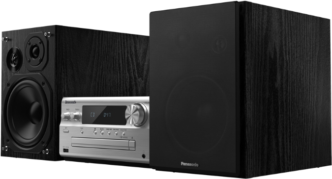 Panasonic SC-PMX802 - Audiosystem - 120 Watt (Gesamt) - Silber (SC-PMX802E-S) von Panasonic
