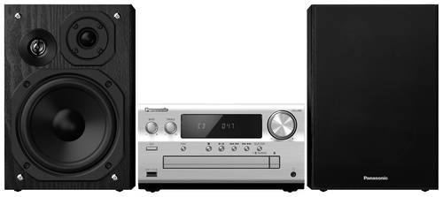 Panasonic SC-PMX802E-S Stereoanlage Air-Play, Bluetooth®, CD, DAB+, USB, WLAN, UKW, AUX, Spotify, T von Panasonic