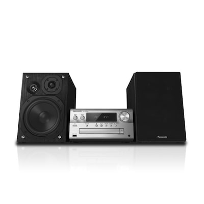 Panasonic SC-PMX94EG-S CD-Mikrosystem mit DAB+ und optischem Eingang silber von Panasonic