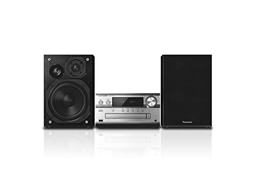 Panasonic SC-PMX94EG-S Micro HiFi System (120 W RMS, Digital DAB+, CD, UKW , Bluetooth, USB, AUX) silber, Einheitsgröße von Panasonic