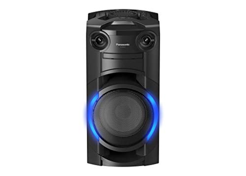 Panasonic SC-TMAX10 Party Lautsprecher mit Bluetooth (Karaoke Lautsprecher, Lichteffekte, Bass Lautsprecher, 300W) schwarz von Panasonic