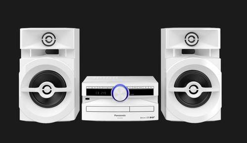 Panasonic SC-UX104EG-W Stereoanlage CD, DAB+, UKW, USB, 2 x 150W Weiß von Panasonic