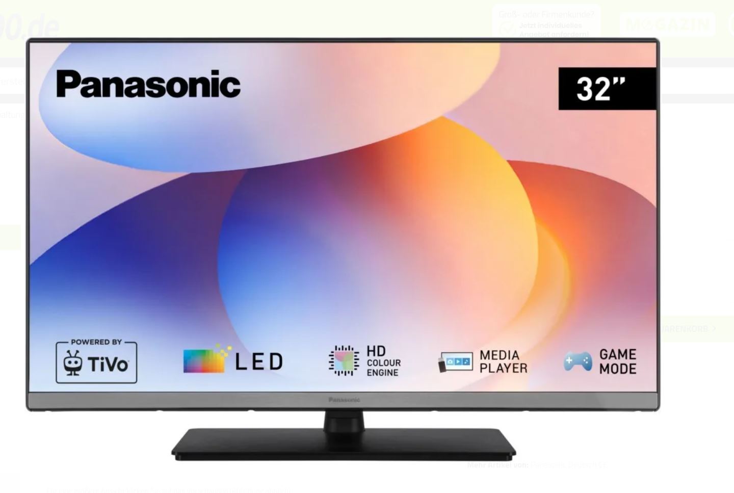 Panasonic TB-32S40AEZ, HD LED Smart TV Powered by TiVo, 32 Zoll [Energieklasse E] (TB-32S40AEZ) von Panasonic