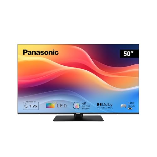 Panasonic TB-50W61AEZ, W61 Serie, 50 Zoll, 4K Ultra HD LED Smart TV, 2025, TiVo, Dolby Vision & Atmos, Game Mode Plus, Alexa & Google Sprachsteuerung, Schwarz Panasonic TB-50W61AEZ, W61 Serie, 50 Zoll, 4K Ultra HD LED Smart TV, 2025, TiVo, Dolby Vision & Atmos, Game Mode Plus, Alexa & Google Sprachsteuerung, Schwarz von Panasonic