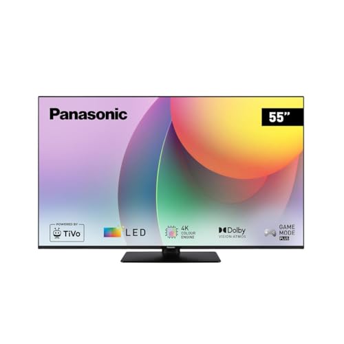 Panasonic TB-55W60AEZ, W60 Serie 55 Zoll 4K Ultra HD LED Smart TV, 2024, TiVo, 4K-Farbengine, Dolby Vision & Atmos, Game Mode Plus, für EIN außergewöhnliches visuelles Erlebnis von Panasonic