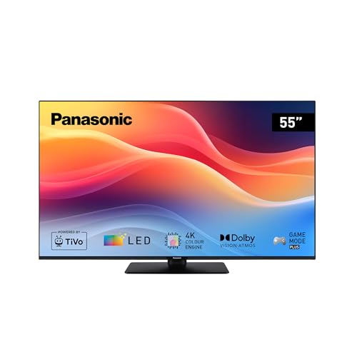 Panasonic TB-55W61AEZ, W61 Serie, 55 Zoll, 4K Ultra HD LED Smart TV, 2025, TiVo, Dolby Vision & Atmos, Game Mode Plus, Alexa & Google Sprachsteuerung, Schwarz Panasonic TB-55W61AEZ, W61 Serie, 55 Zoll, 4K Ultra HD LED Smart TV, 2025, TiVo, Dolby Vision & Atmos, Game Mode Plus, Alexa & Google Sprachsteuerung, Schwarz von Panasonic