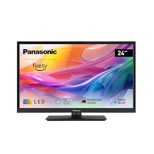 Panasonic TV-24S50AEZ, S50A Serie 24 Zoll HD LED Smart TV, 2024, Fire TV, HD Color Engine, HDR, Alexa-Sprachsteuerung, Gaming-Modus, Media Player, für EIN außergewöhnliches visuelles Erlebnis von Panasonic