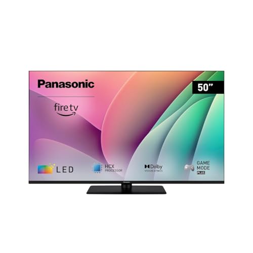 Panasonic TV-50W80AEZ, W80 Serie 50 Zoll 4K Ultra HD LED Smart TV, 2024, Fire TV, Dolby Vision & Atmos, Game Mode Plus, Alexa Sprachsteuerung, Airplay, Schwarz Panasonic TV-50W80AEZ, W80 Serie 50 Zoll 4K Ultra HD LED Smart TV, 2024, Fire TV, Dolby Vision & Atmos, Game Mode Plus, Alexa Sprachsteuerung, Airplay, Schwarz von Panasonic