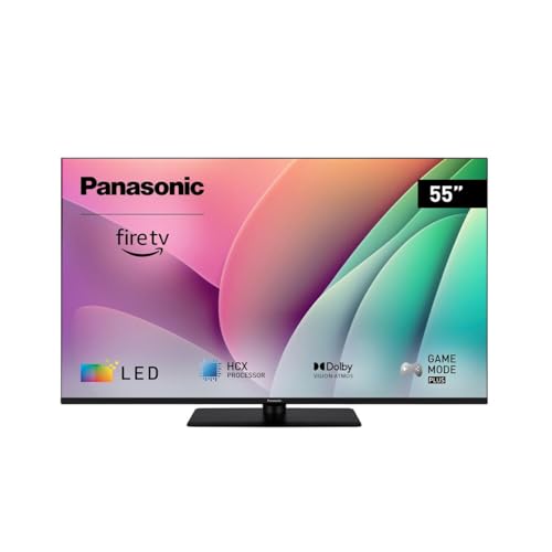 Panasonic TV-55W80AEZ, W80 Serie 55 Zoll 4K Ultra HD LED Smart TV, 2024, Fire TV, Dolby Vision & Atmos, Game Mode Plus, Alexa Sprachsteuerung, Airplay, Schwarz Panasonic TV-55W80AEZ, W80 Serie 55 Zoll 4K Ultra HD LED Smart TV, 2024, Fire TV, Dolby Vision & Atmos, Game Mode Plus, Alexa Sprachsteuerung, Airplay, Schwarz von Panasonic