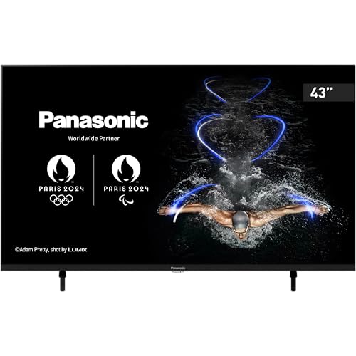 Panasonic TX-43MXW834, 43 Zoll 4K Ultra HD LED Smart 2023 TV, High Dynamic Range (HDR), Dolby Atmos & Dolby Vision, Fire TV, Prime Video, Alexa, Netflix, Schwarz von Panasonic