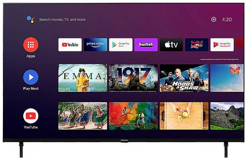 Panasonic TX-50LXW834 LED-TV 126cm 50 Zoll EEK G (A - G) Smart TV, UHD, WLAN, DVB-C, DVB-S2, DVB-T, von Panasonic