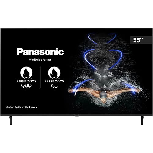 Panasonic TX-55MXW834, 55 Zoll 4K Ultra HD LED Smart TV, High Dynamic Range (HDR), Dolby Atmos & Dolby Vision, Fire TV, Prime Video, Alexa, Netflix, Game Modus, Schwarz von Panasonic