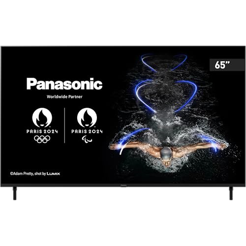 Panasonic TX-65MXW834, 65 Zoll 4K Ultra HD LED Smart 2023 TV, High Dynamic Range (HDR), Dolby Atmos & Dolby Vision, Fire TV, Prime Video, Alexa, Netflix, Schwarz von Panasonic