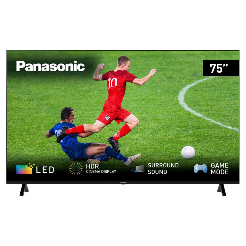 Panasonic TX-75LXT886 sw LED-TV 190,50cm (75)/189cm Smart TV 4K Ultra HD, WLAN Triple Tuner Surround Sound [Energieklasse G] (TX-75LXT886) von Panasonic
