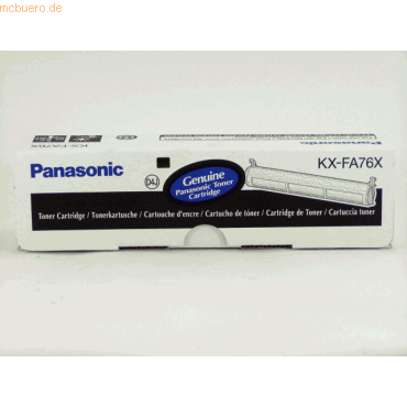Panasonic Toner Panasonic KX-FA76X KXFL501 schwarz von Panasonic