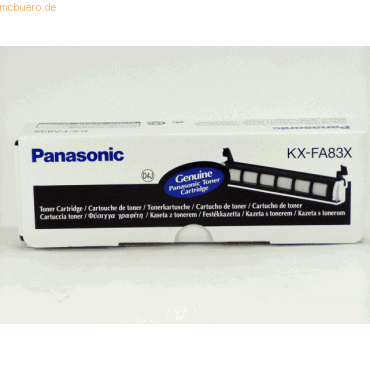 Panasonic Toner Panasonic KX-FA83X schwarz von Panasonic