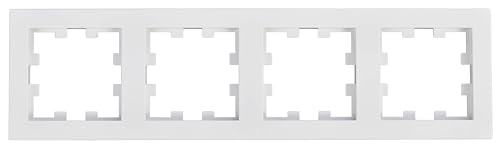 Panasonic WDTF00042WH Karre Plus 55 Abdeckrahmen 4-fach reinweiß 55x55 mm Panasonic WDTF00042WH Karre Plus 55 Abdeckrahmen 4-fach reinweiß 55x55 mm von Panasonic