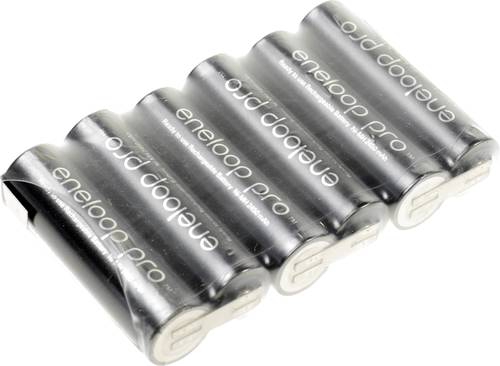 Panasonic eneloop Pro Reihe F1x6 Akkupack 6x Mignon (AA) Z-Lötfahne NiMH 7.2V 2450 mAh von Panasonic