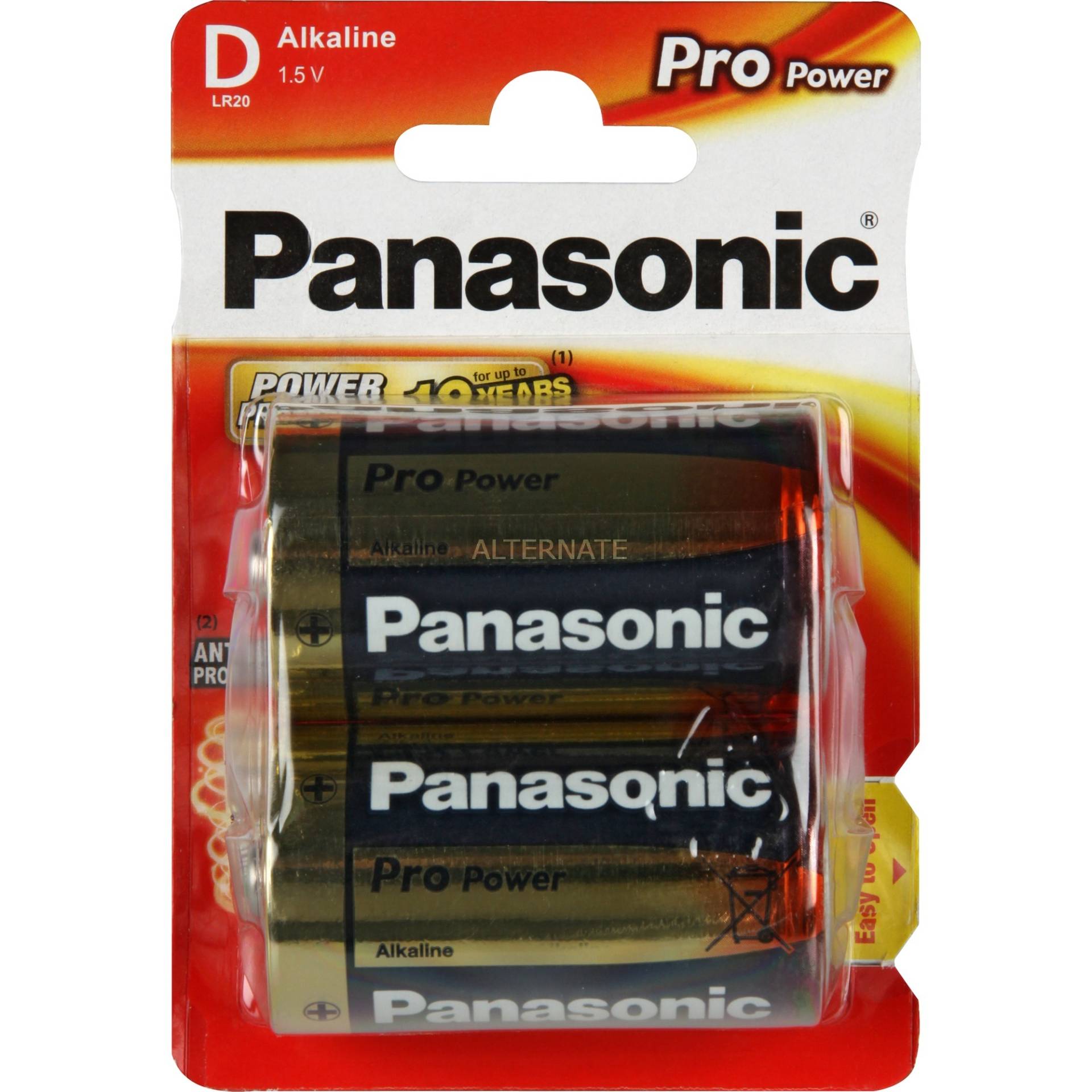 Pro Power Gold D LR20PPG/2BP, Batterie von Panasonic