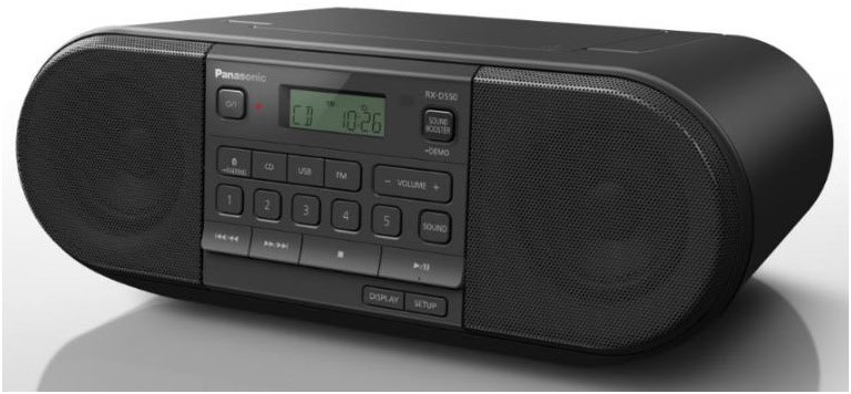 RX-D550 CD/Radio-System schwarz RX-D550 CD/Radio-System schwarz von Panasonic