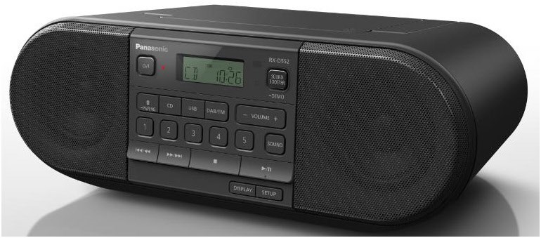 RX-D552 CD/Radio-System schwarz von Panasonic