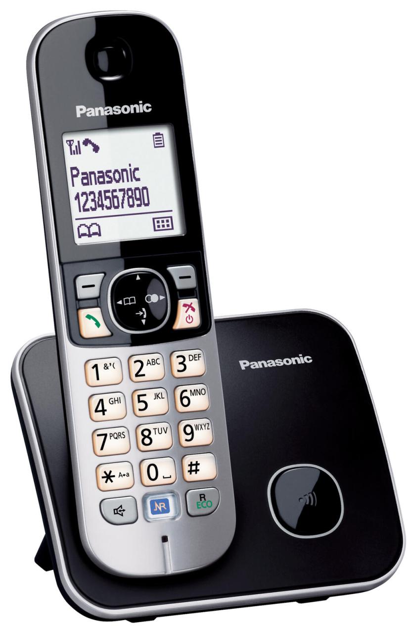 Panasonic Schnurloses Telefon KX-TG6811GB schwarz-silber Panasonic Schnurloses Telefon KX-TG6811GB schwarz-silber von Panasonic