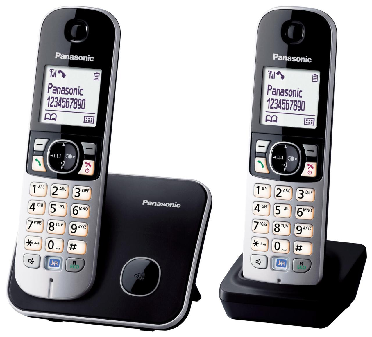Panasonic Schnurloses Telefon KX-TG6812GB schwarz Panasonic Schnurloses Telefon KX-TG6812GB schwarz von Panasonic