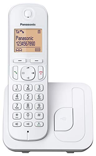 TELÃ‰FONO INALÃMBRICO DECT PANASONIC KX-TGC210SP BLANCO - IDENTIFICACIÃ“N LLAMADAS- BLOQUEO NÃšMEROS NO DESEADOS - PANTALLA LCD RETROILUMINADA 4.1CM von Panasonic