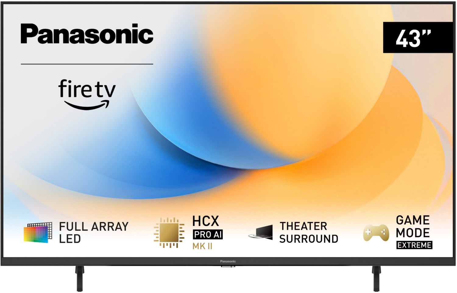 TV-43W90AEG 108 cm (43") LCD-TV mit Full Array LED-Technik schwarz / G von Panasonic