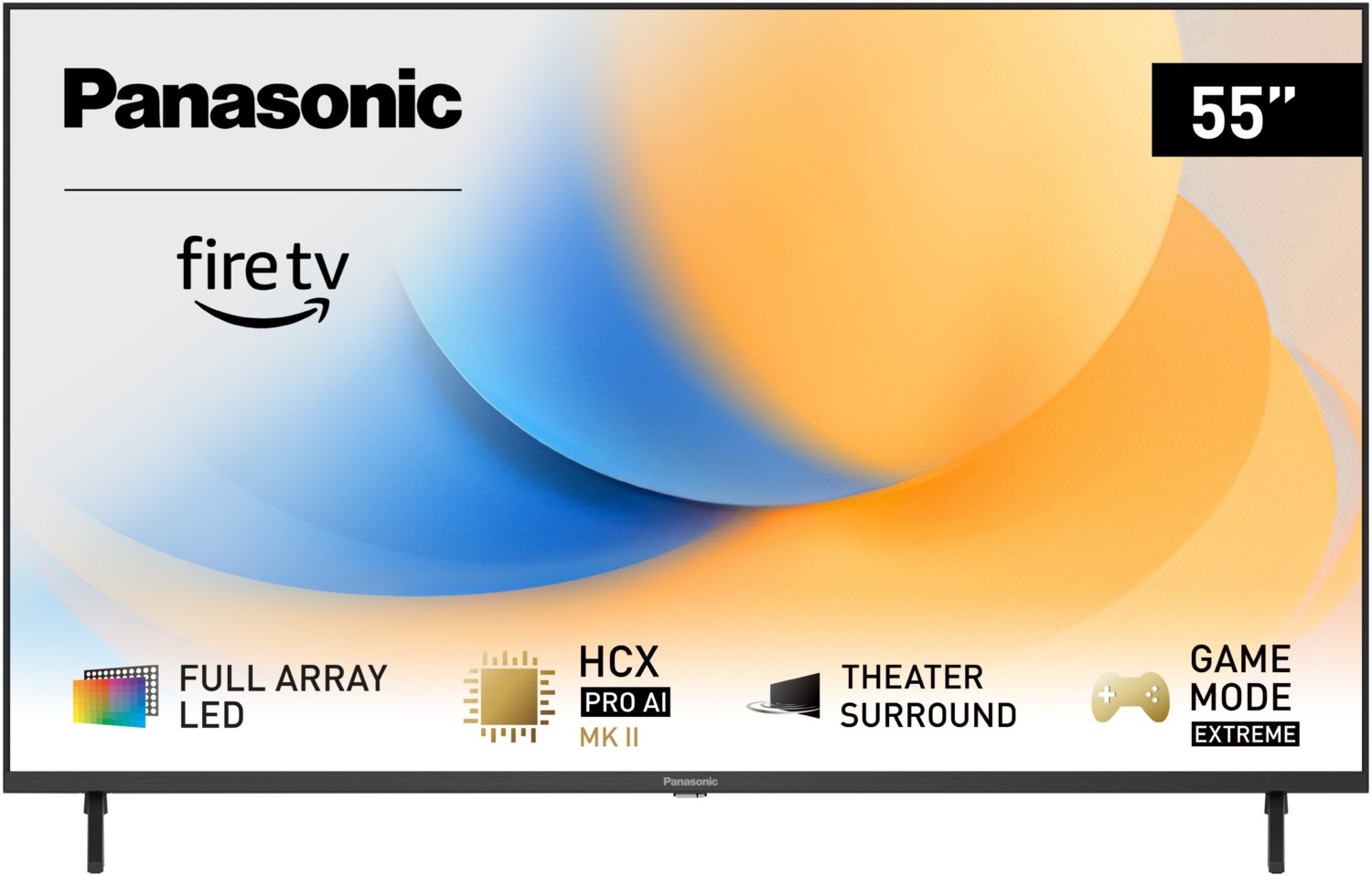 TV-55W90AEG 139 cm (55") LCD-TV mit Full Array LED-Technik schwarz / G von Panasonic