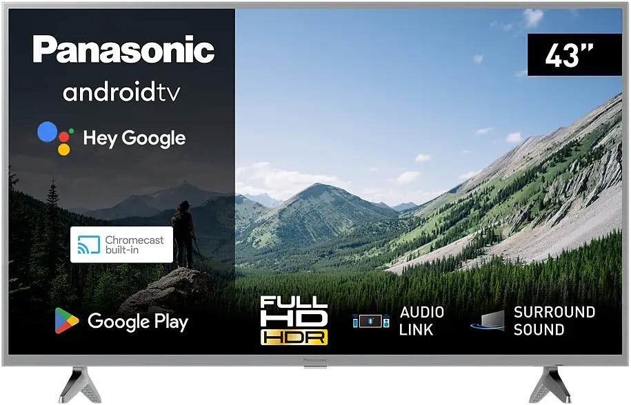 TX-43MSW504S 108 cm (43") LCD-TV mit LED-Technik silber / F von Panasonic