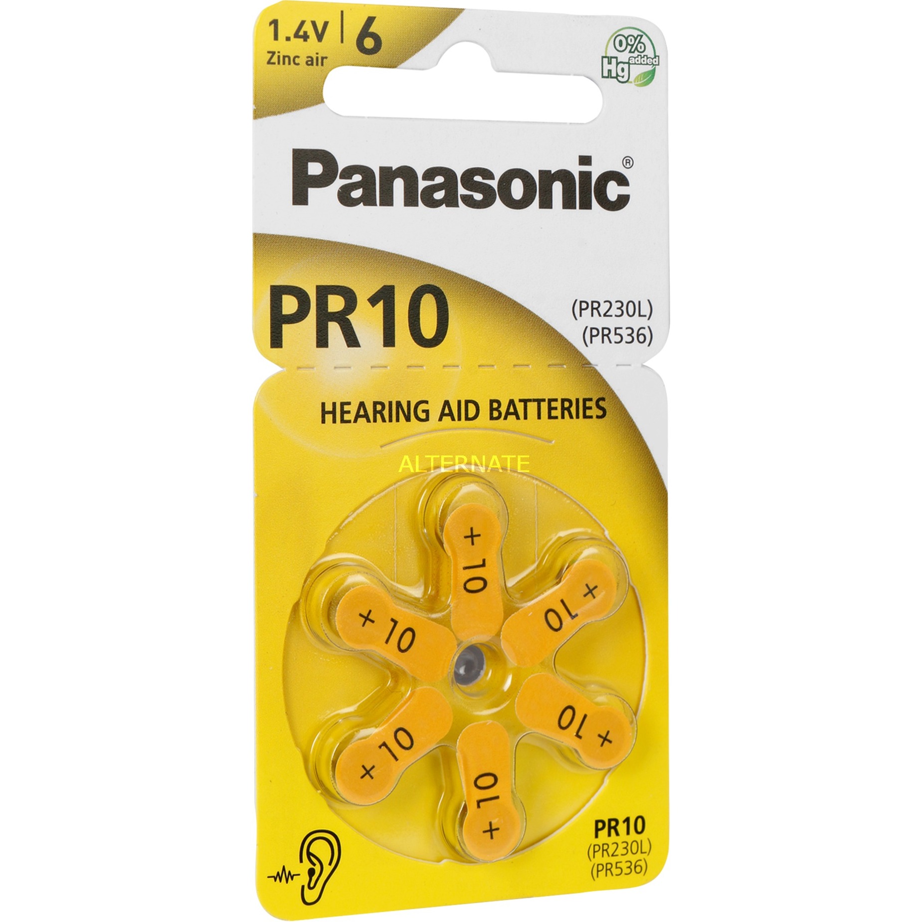 Zinc Air PR-10L/6LB, Batterie von Panasonic