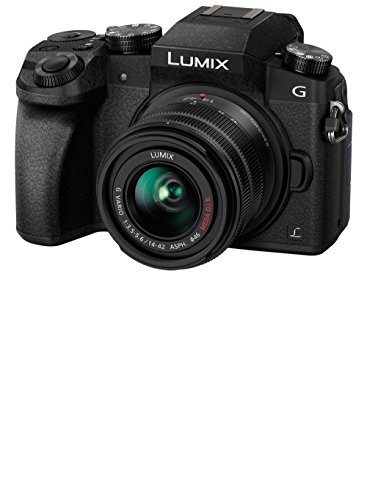 'panasonic-lumix g7kec k-cámara Digitale austauschbar mit Ziel von 14 – 42 mm (16 Megapixel Display 3-Videoaufzeichnung 4 K,) WiFi schwarz von Panasonic