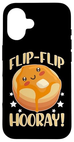 Pancake Maker: Flip-Flip Hurra! Hülle für iPhone 16 Pancake Maker: Flip-Flip Hurra! Hülle für iPhone 16 von Pancake Maker And Breakfast Designs For Kids