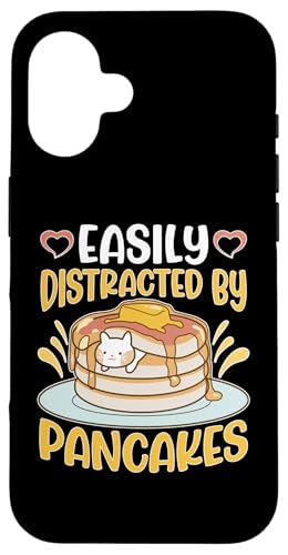 Pancake Maker: Leicht von Pfannkuchen abgelenkt Hülle für iPhone 16 Pancake Maker: Leicht von Pfannkuchen abgelenkt Hülle für iPhone 16 von Pancake Maker And Breakfast Designs For Kids