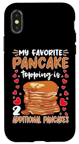 Pancake Maker: Lieblings-Pfannkuchen-Topping ist 2 Pfannkuchen Hülle für iPhone X/XS Pancake Maker: Lieblings-Pfannkuchen-Topping ist 2 Pfannkuchen Hülle für iPhone X/XS von Pancake Maker And Breakfast Designs For Kids