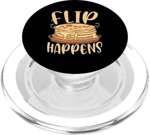 Pfannkuchenhersteller: Flip Happens PopSockets PopGrip für MagSafe Pfannkuchenhersteller: Flip Happens PopSockets PopGrip für MagSafe von Pancake Maker And Breakfast Designs For Kids
