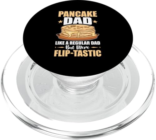 Pfannkuchenhersteller: Pancake Dad More Flip-Tastic PopSockets PopGrip für MagSafe Pfannkuchenhersteller: Pancake Dad More Flip-Tastic PopSockets PopGrip für MagSafe von Pancake Maker And Breakfast Designs For Kids