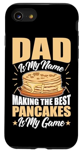 Pfannkuchenhersteller: Papa ist mein Name und macht die besten Pfannkuchen Hülle für iPhone SE (2020) / 7 / 8 von Pancake Maker And Breakfast Designs For Kids
