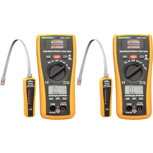 Pancontrol PAN LAN1 LAN-Tester und Digital-Multimeter 300V CAT III mit autom. Bereichswahl (Packung mit 2) von Pancontrol.at