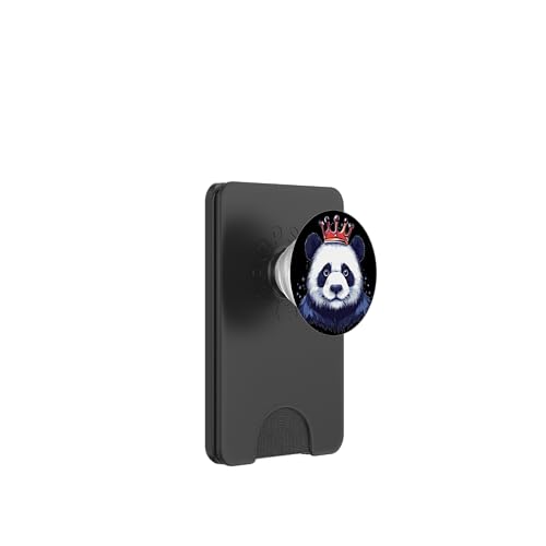 Der König der Kuscheltiere trägt eine Krone PopSockets PopWallet für MagSafe Der König der Kuscheltiere trägt eine Krone PopSockets PopWallet für MagSafe von Panda King