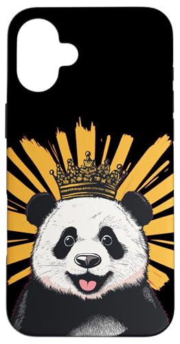 Gekrönt und kuschelig in jeder Hinsicht für Panda-Liebhaber Hülle für iPhone 16 Plus Gekrönt und kuschelig in jeder Hinsicht für Panda-Liebhaber Hülle für iPhone 16 Plus von Panda King