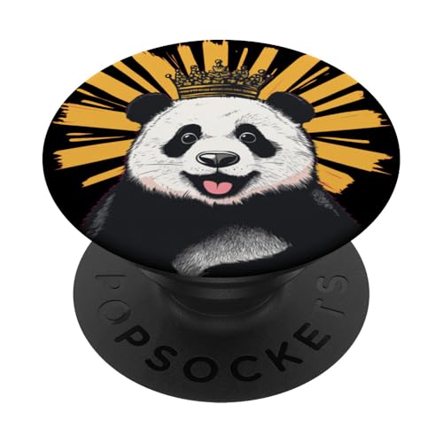 Gekrönt und kuschelig in jeder Hinsicht für Panda-Liebhaber PopSockets Klebender PopGrip Gekrönt und kuschelig in jeder Hinsicht für Panda-Liebhaber PopSockets Klebender PopGrip von Panda King