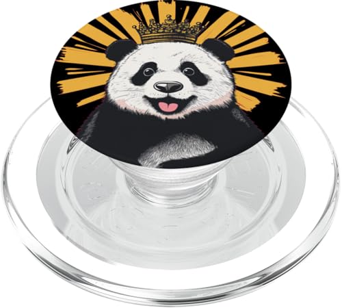 Gekrönt und kuschelig in jeder Hinsicht für Panda-Liebhaber PopSockets PopGrip für MagSafe Gekrönt und kuschelig in jeder Hinsicht für Panda-Liebhaber PopSockets PopGrip für MagSafe von Panda King