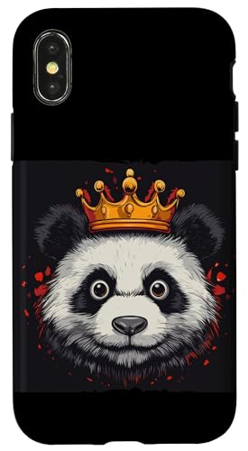 Gekrönter Panda bringt sanfte Kraft mit diesem Kostüm Hülle für iPhone X/XS Gekrönter Panda bringt sanfte Kraft mit diesem Kostüm Hülle für iPhone X/XS von Panda King